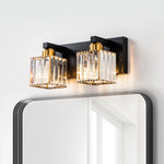 2 - Light Modern Dimmable Crystal Wall Sconce - LightfixturesUAE