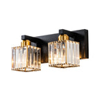 2 - Light Modern Dimmable Crystal Wall Sconce - LightfixturesUAE