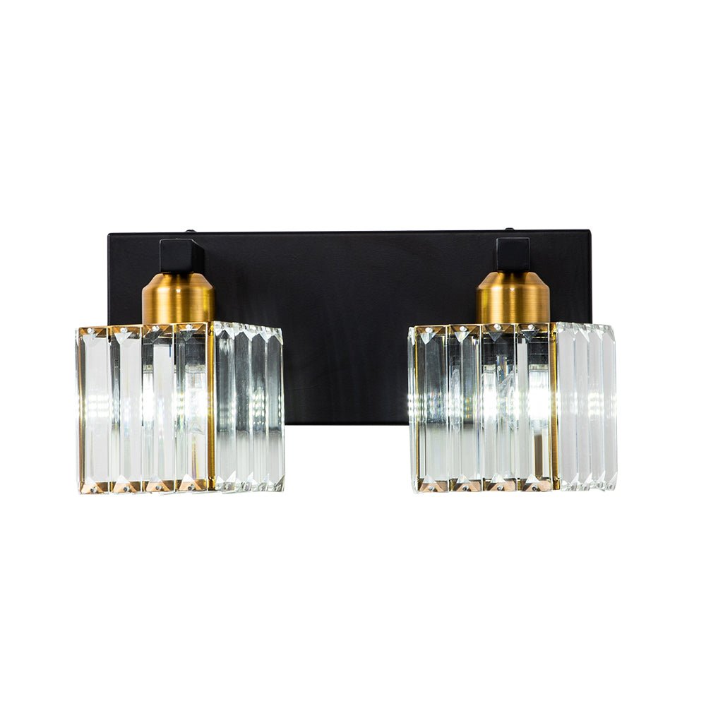 2 - Light Modern Dimmable Crystal Wall Sconce - LightfixturesUAE