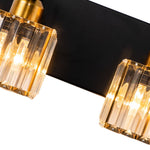 2 - Light Modern Dimmable Crystal Wall Sconce - LightfixturesUAE
