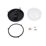 2 - Light Modern Farmhouse Seeded Glass Flush Mount - LightfixturesUAE