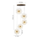 24/40 - Light Dandelion Sputnik Firework Chandelier - LightfixturesUAE