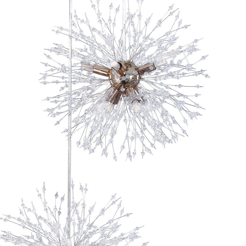 24/40 - Light Dandelion Sputnik Firework Chandelier - LightfixturesUAE