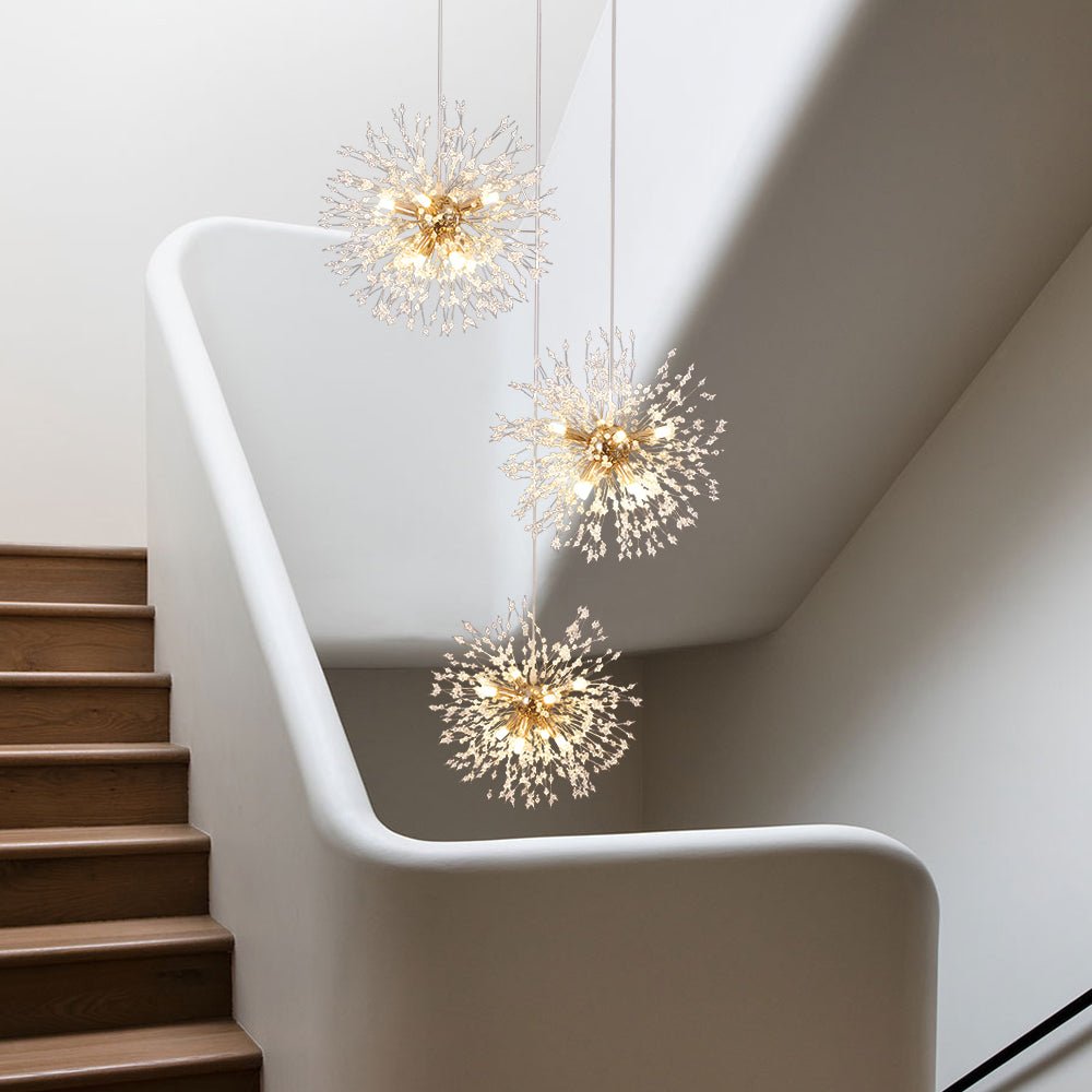 24/40 - Light Dandelion Sputnik Firework Chandelier - LightfixturesUAE