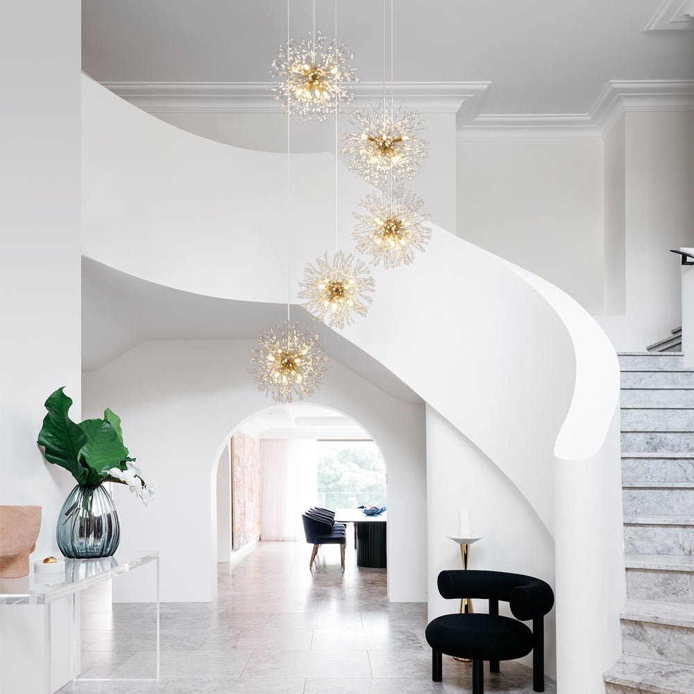 24/40 - Light Dandelion Sputnik Firework Chandelier - LightfixturesUAE