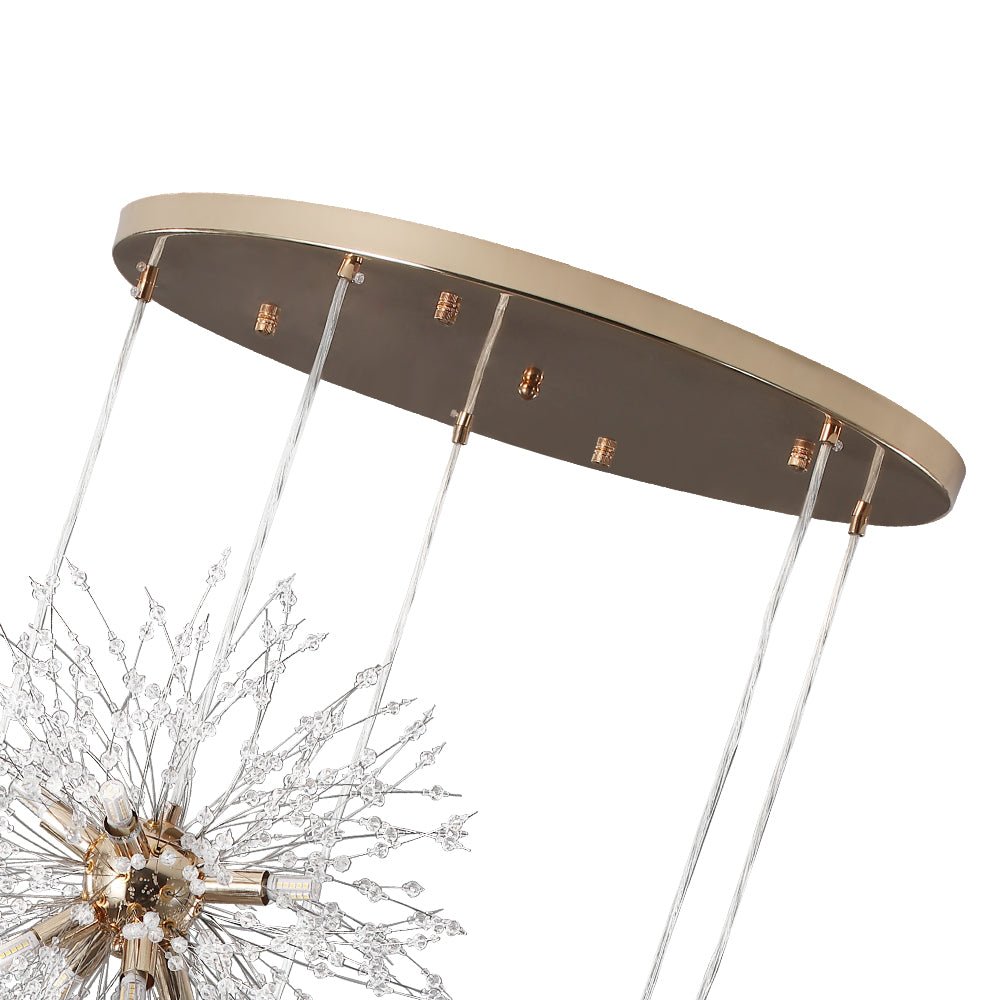 24/40 - Light Dandelion Sputnik Firework Chandelier - LightfixturesUAE