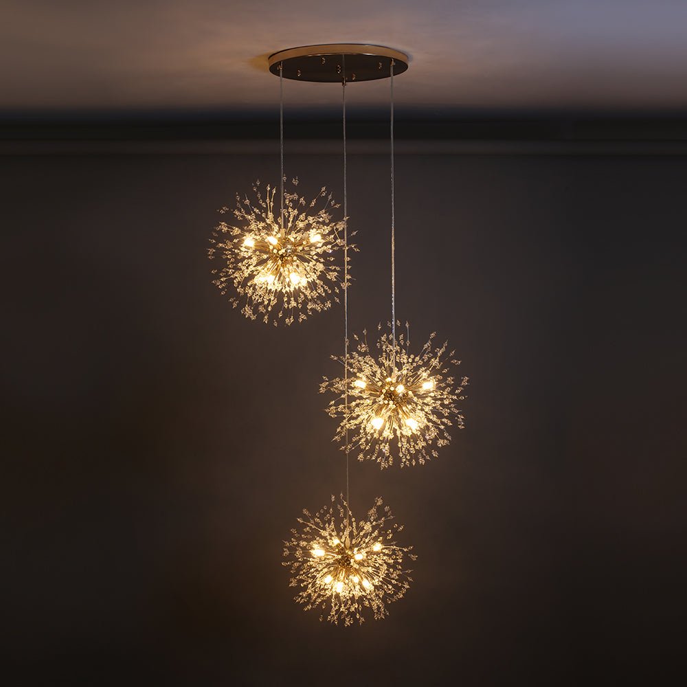 24/40 - Light Dandelion Sputnik Firework Chandelier - LightfixturesUAE