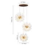 24/40 - Light Dandelion Sputnik Firework Chandelier - LightfixturesUAE
