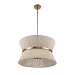 2/8 - Light Modern Natural Rope Drum Pendant - LightfixturesUAE