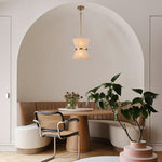 2/8 - Light Modern Natural Rope Drum Pendant - LightfixturesUAE