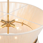 2/8 - Light Modern Natural Rope Drum Pendant - LightfixturesUAE