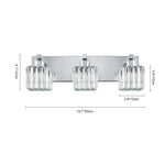 3 - Light Dimmable Mid - century Modern Wall Sconce - LightfixturesUAE