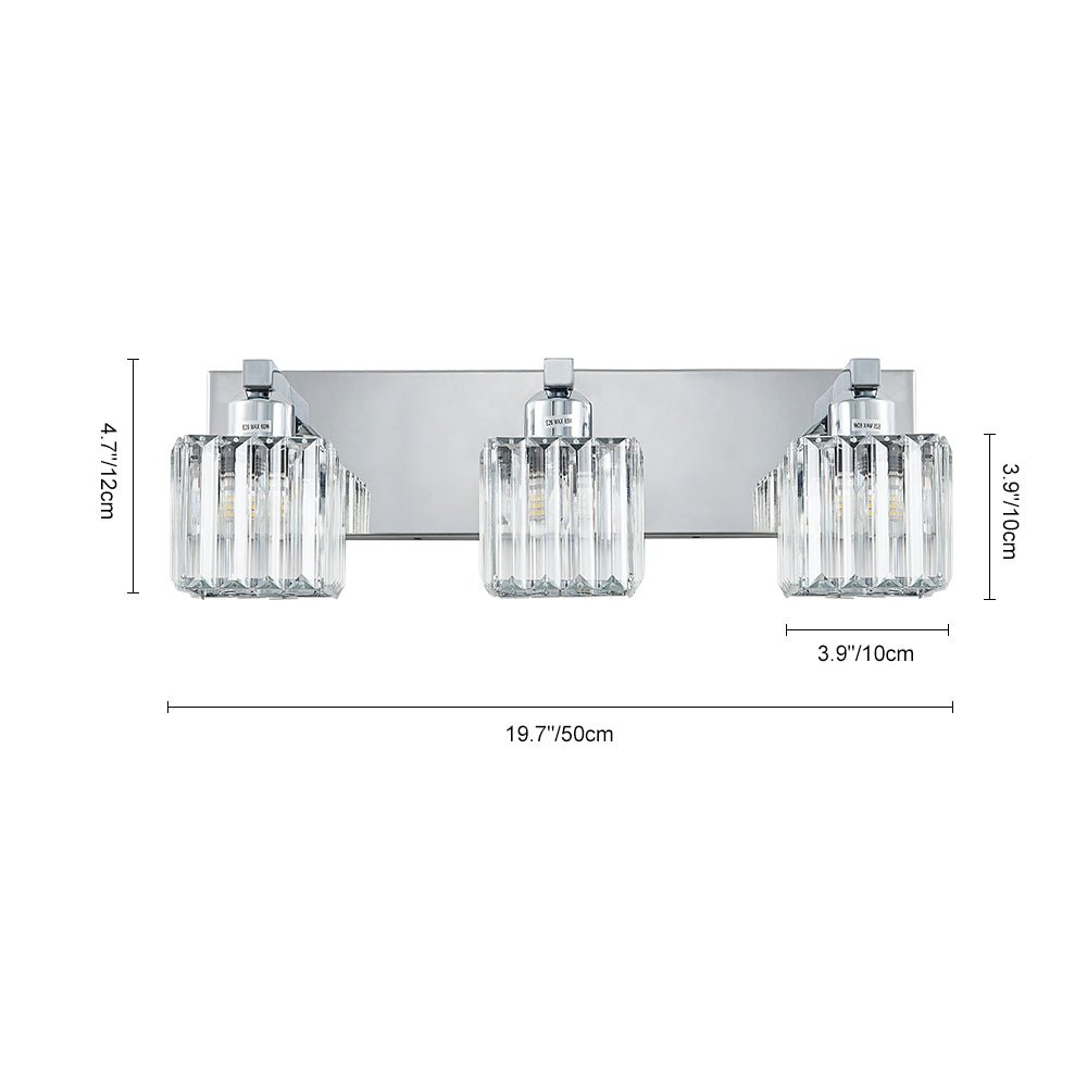 3 - Light Dimmable Mid - century Modern Wall Sconce - LightfixturesUAE