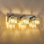 3 - Light Dimmable Mid - century Modern Wall Sconce - LightfixturesUAE