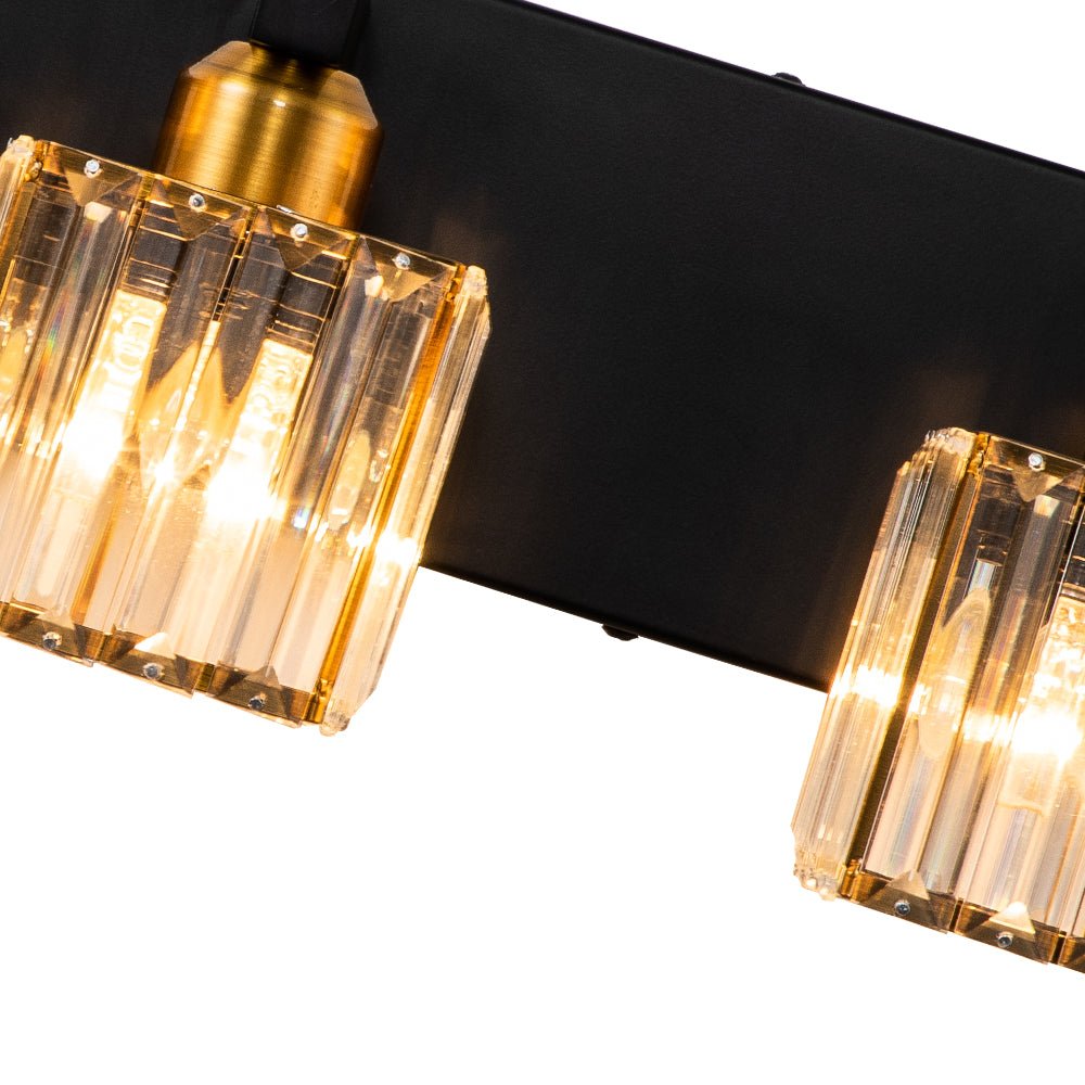 3 - Light Dimmable Mid - century Modern Wall Sconce - LightfixturesUAE