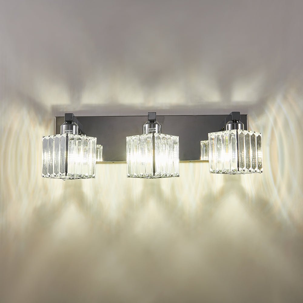 3 - Light Dimmable Mid - century Modern Wall Sconce - LightfixturesUAE