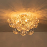 3 - Light Modern Cluster Glass Bubble Sputnik Chandelier - LightfixturesUAE