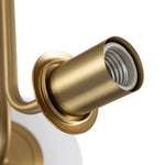 3 - Light Modern Mid - Century Gold Sputnik Semi Flush Mount - LightfixturesUAE