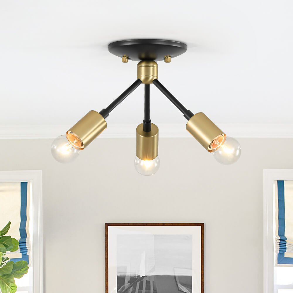 3 - Light Modern Minimalist Sputnik Ceiling Light - LightfixturesUAE