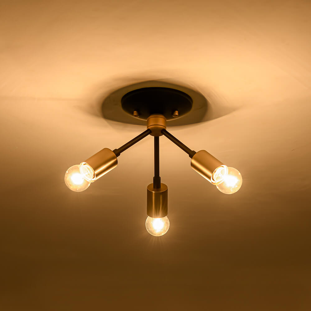 3 - Light Modern Minimalist Sputnik Ceiling Light - LightfixturesUAE