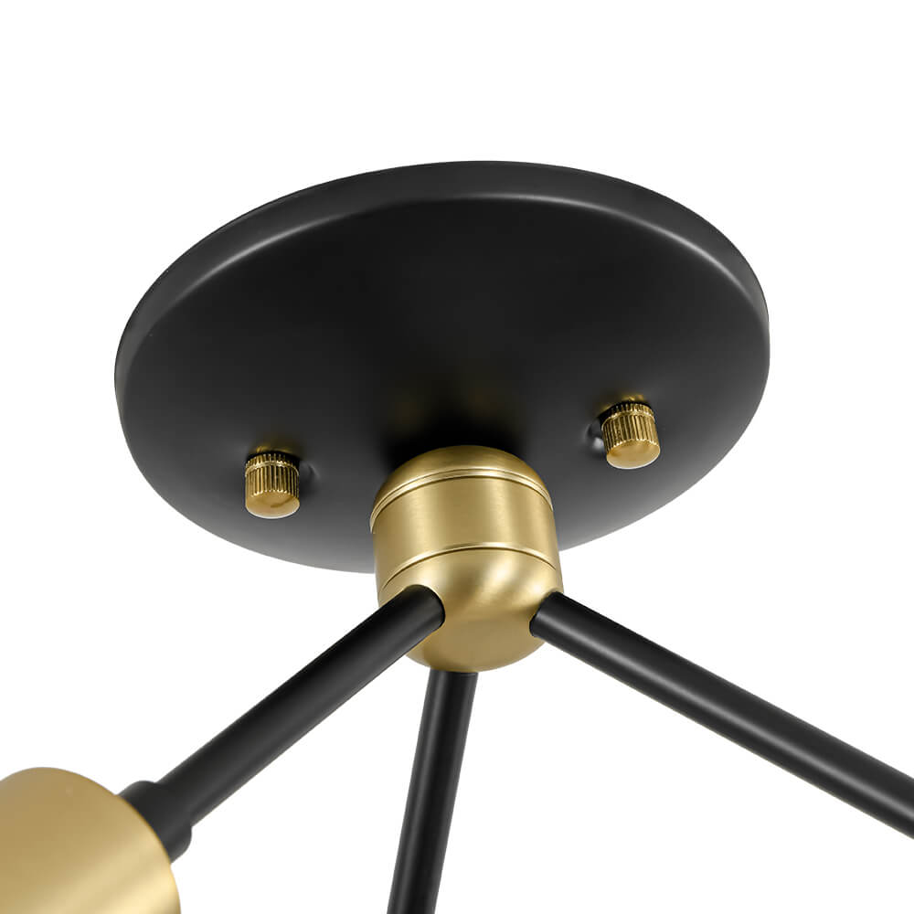3 - Light Modern Minimalist Sputnik Ceiling Light - LightfixturesUAE