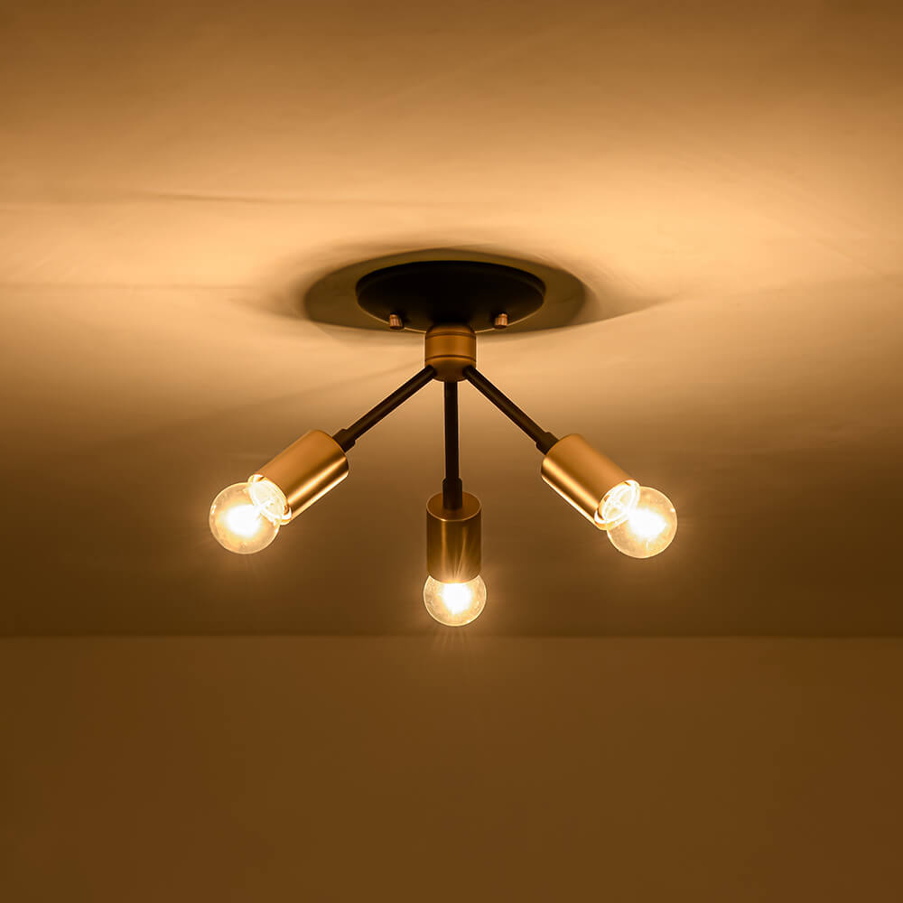 3 - Light Modern Minimalist Sputnik Ceiling Light - LightfixturesUAE