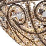 3 - Light Modern Roman Style 3 - Light Dark Bronze Chandelier - LightfixturesUAE
