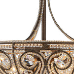 3 - Light Modern Roman Style 3 - Light Dark Bronze Chandelier - LightfixturesUAE