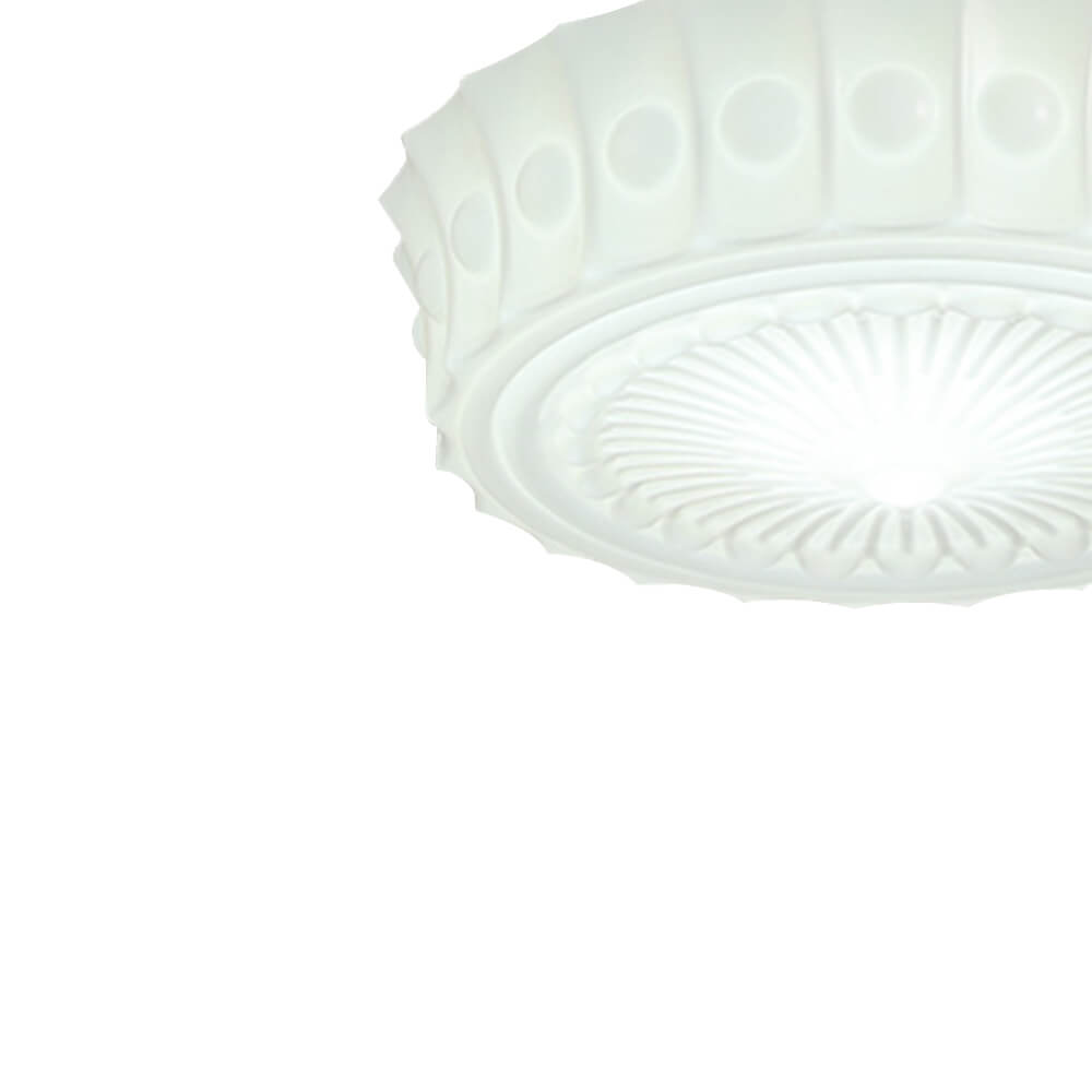 3 - Light Modern Round Milky White Glass Pendant - LightfixturesUAE