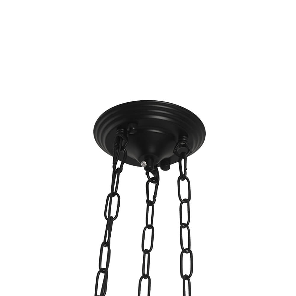 3 - Light Modern Round Milky White Glass Pendant - LightfixturesUAE