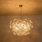 3/8 - Light Modern Cluster Glass Bubble Chandelier - LightfixturesUAE
