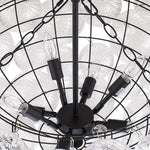 3/8 - Light Modern Cluster Glass Bubble Chandelier - LightfixturesUAE