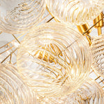 3/8 - Light Modern Cluster Glass Bubble Chandelier - LightfixturesUAE
