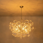 3/8 - Light Modern Cluster Glass Bubble Chandelier - LightfixturesUAE