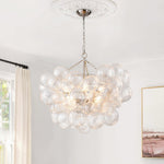 3/8 - Light Modern Cluster Glass Bubble Chandelier - LightfixturesUAE