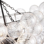 3/8 - Light Modern Cluster Glass Bubble Chandelier - LightfixturesUAE