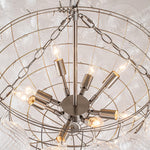 3/8 - Light Modern Cluster Glass Bubble Chandelier - LightfixturesUAE