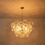 3/8 - Light Modern Grape Cluster Glass Chandelier - LightfixturesUAE
