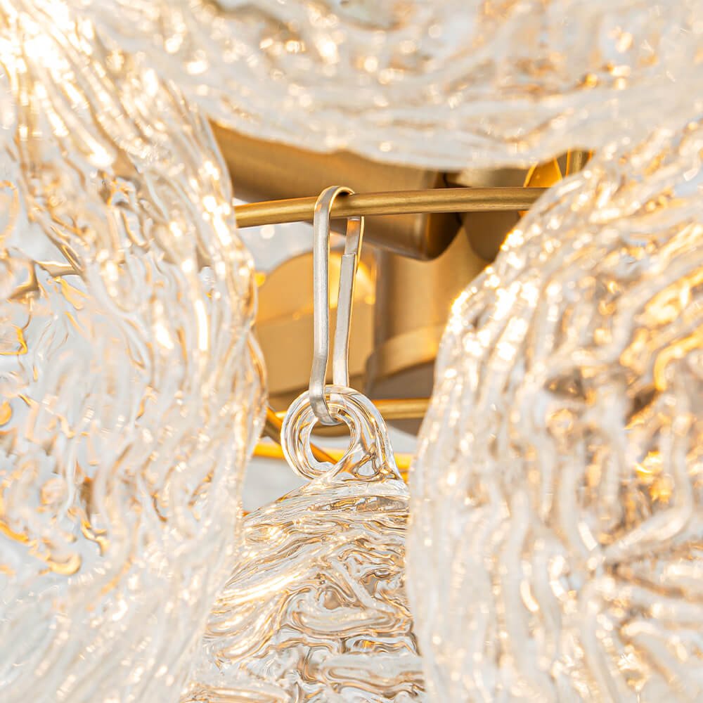 3/8 - Light Modern Grape Cluster Glass Chandelier - LightfixturesUAE