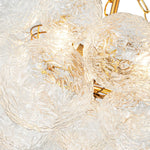 3/8 - Light Modern Grape Cluster Glass Chandelier - LightfixturesUAE