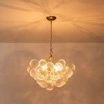 3/8 - Light Modern Grape Cluster Glass Chandelier - LightfixturesUAE