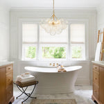 3/8 - Light Modern Grape Cluster Glass Chandelier - LightfixturesUAE