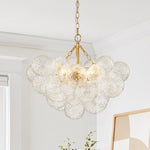 3/8 - Light Modern Grape Cluster Glass Chandelier - LightfixturesUAE
