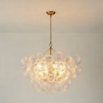 3/8 - Light Modern Grape Cluster Glass Chandelier - LightfixturesUAE