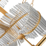 4 - Light Luxury Candle Style Crystal Leaf Chandelier - LightfixturesUAE