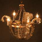 4 - Light Luxury Candle Style Crystal Leaf Chandelier - LightfixturesUAE