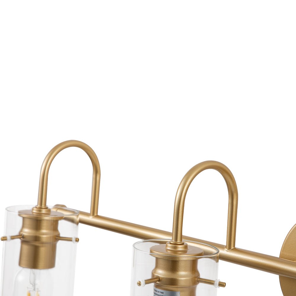 4 - Light Mid - century Cylinder Glass Wall Sconces - LightfixturesUAE