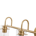 4 - Light Mid - century Cylinder Glass Wall Sconces - LightfixturesUAE
