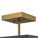 4 - Light Modern Geometric Glass Ceiling Light - LightfixturesUAE