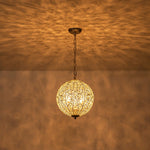 4/6 - Light Luxury Spherical Crystal Chandelier - LightfixturesUAE